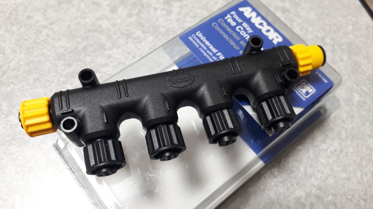 NMEA 0 Connector NMEA2000 - 1 Way Tee 4-Way Marine com: Actisense Navico Joiner Micro-C Bulkhead