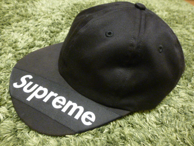 【限定SALE，爆買い】 本物 18ss SUPREME シュプリーム Visor Label 6 Panel Cap バイザー ロゴ ラベル 6 パネル キャップ 黒(帽子)｜売買されたオークション情報、yahooの商品情報をアーカイブ公開 - オークファン 服飾小物