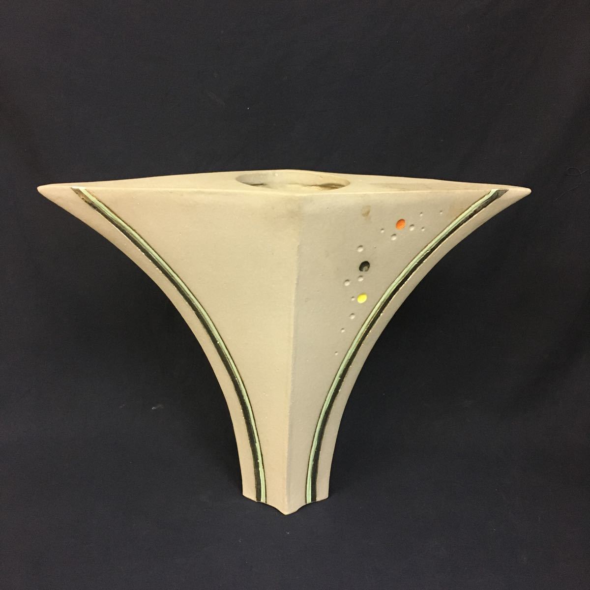 作 花器 池坊 - 自由花 昭和レトロ 華道師範所蔵品 華道具 フラワー