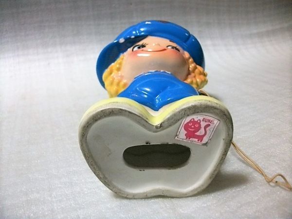 貯金箱 内藤ルネ ネコ 1970年代 公式通販 昭和レトロ 古猫RUNE 内藤ルネ・
