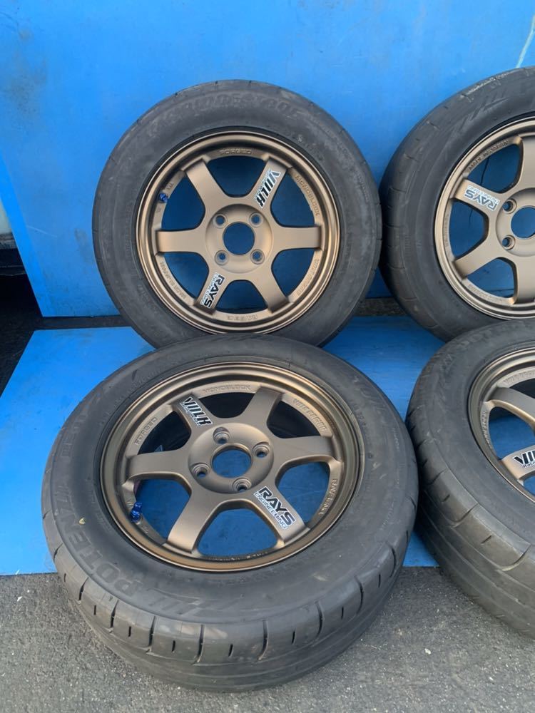 レイズ TE37 14インチ ブロンズ ボルクレーシング TE37 14×6j ＋38