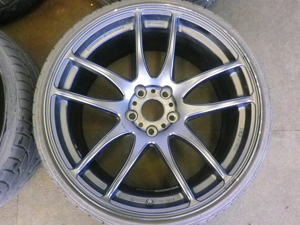 AC1-7♪WORK エモーション 極 Kiwami♪PCD114.3!19×9.5J・+38♪ATR 