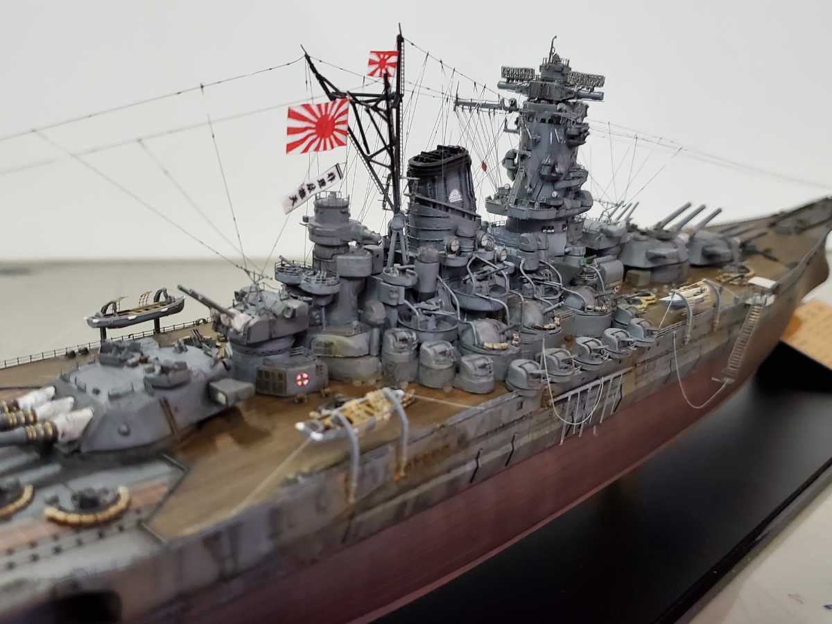 完成品 1/500日本海軍 戦艦大和 超精密模型 アクリメイトケース付き 