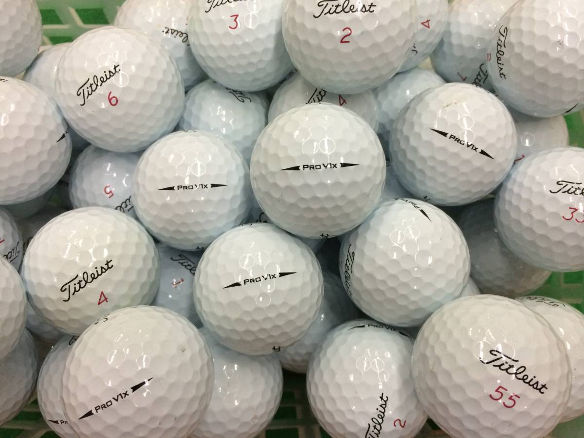 新モデル》 タイトリスト PRO V1x 2017年モデル 50個 ⑦ 【ロスト