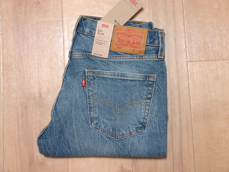 即決】新品 リーバイス 511 スリムストレートデニム W32 L32 ◇04511