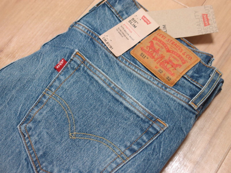 即決】新品 リーバイス 511 スリムストレートデニム W32 L32 ◇04511