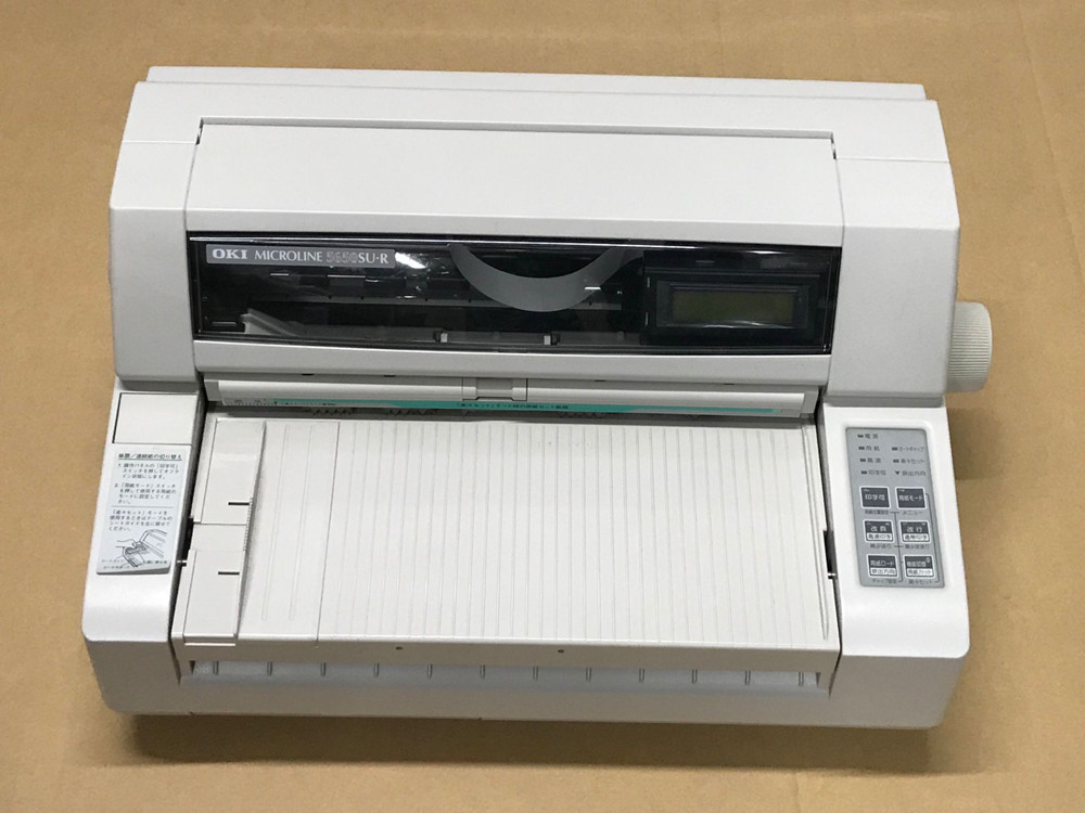  黄ばみ少 残量が多い 清掃整備済 OKI MICROLINE5650SU-R ML5650S RPT有り ドットインパクトプリンターMICROLINE 5650SU-R(ドットインパクトプリンタ)｜売買されたオークション情報、yahooの商品情報をアー ドットインパクトプリンタ