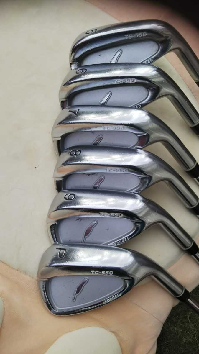 TC-550 フォーティーン PRO アイアン アイアンセット 950GH [NS (6本セット) 6S FORGED NS IR TC-550(2005) フォージド フレックスS tc550の中古品・新品