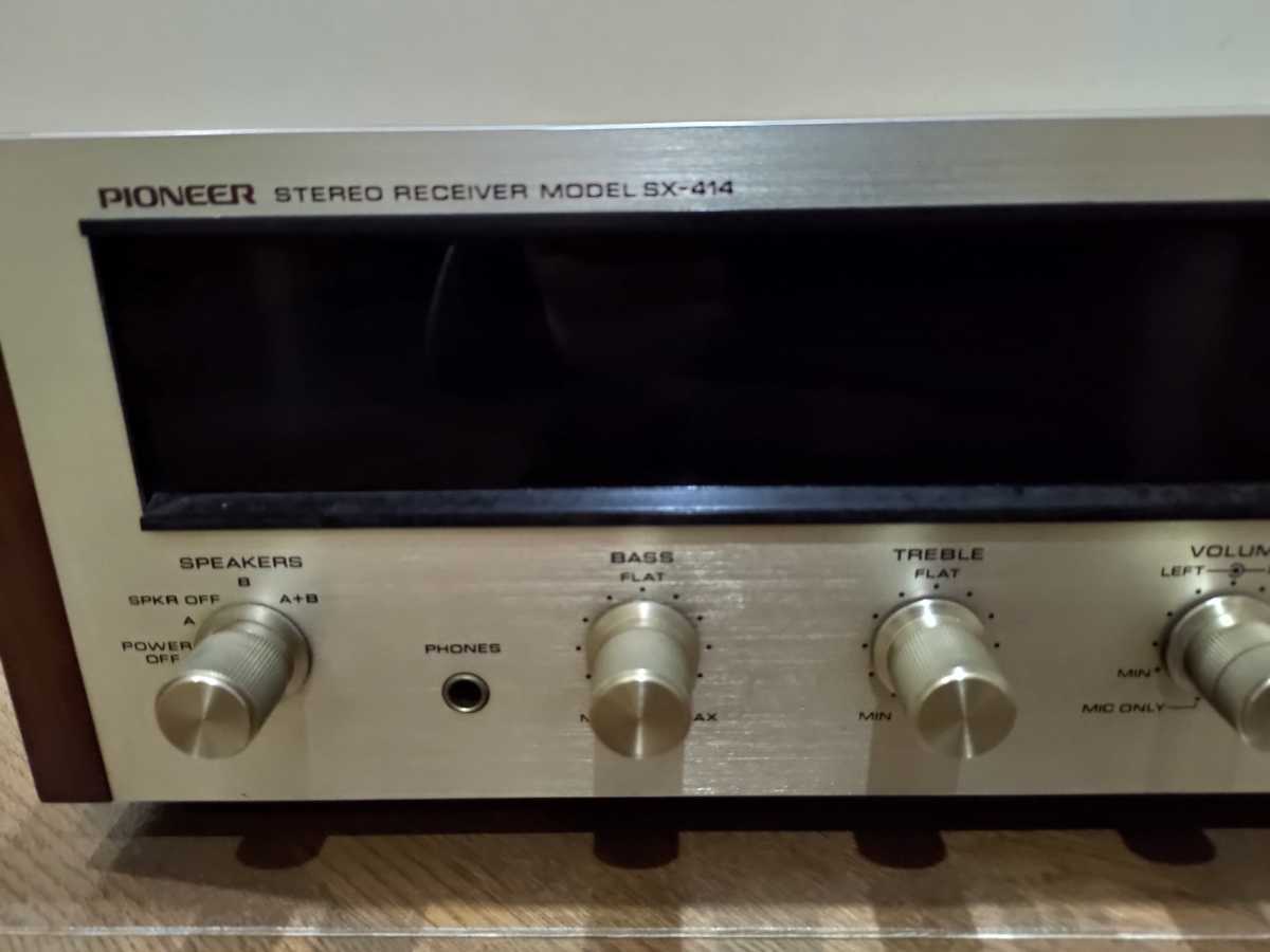 パイオニア SX-414 ステレオレシーバー 通電OK ☆PIONEER ステレオ