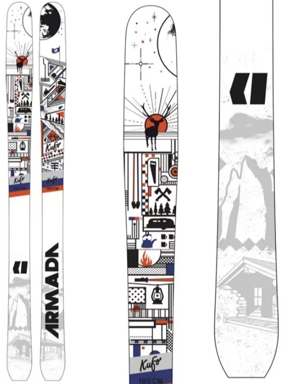 ARMADA アルマダ アウトドア スキー 美品 ZERO ARG2 187cm ビンディング MARKER GRIFFON13 フルロッカー パウダー ゲレンデ 大阪松屋町スキーショップ 来季の