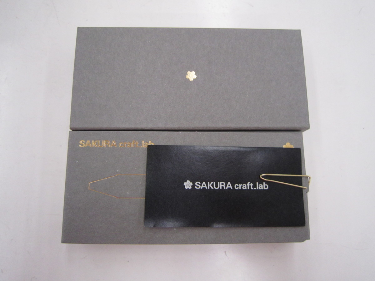 31-0979】☆新品☆SAKURA craft lab 003 ゴールド 真鍮製 黒インク