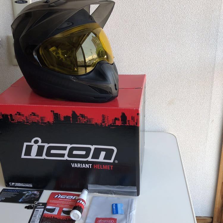 カーボンヘルメット☆icon アイコン バリアント ゴースト Variant