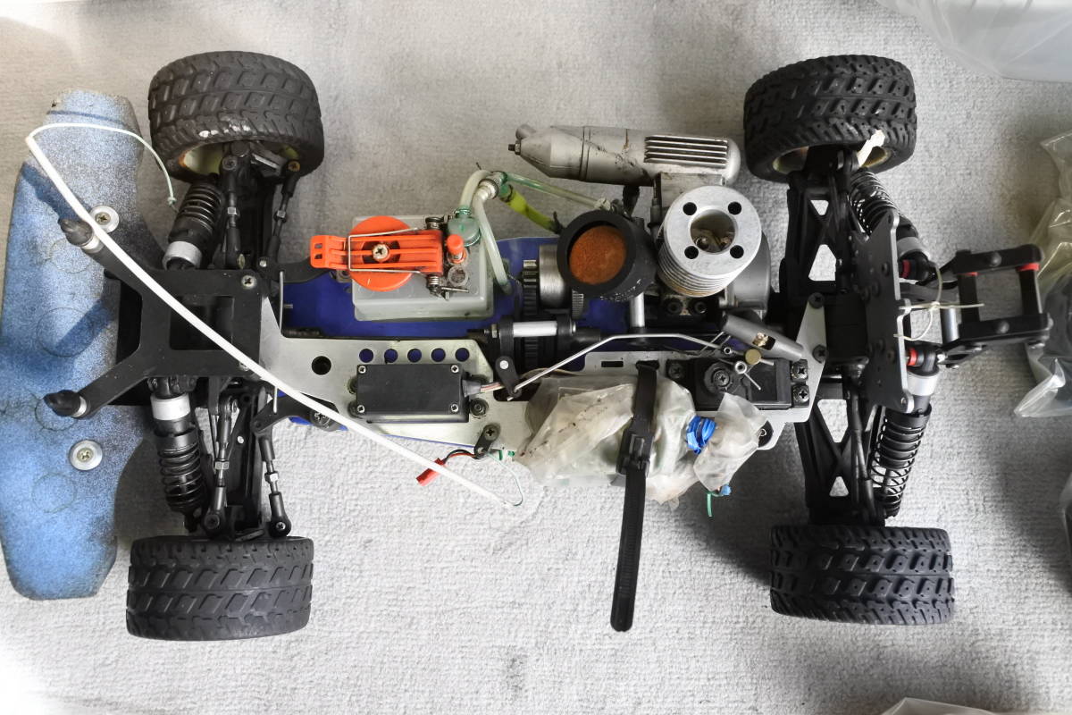 ラジコン 京商 1/10スケール RC 10エンジン プジョー 405 4WD