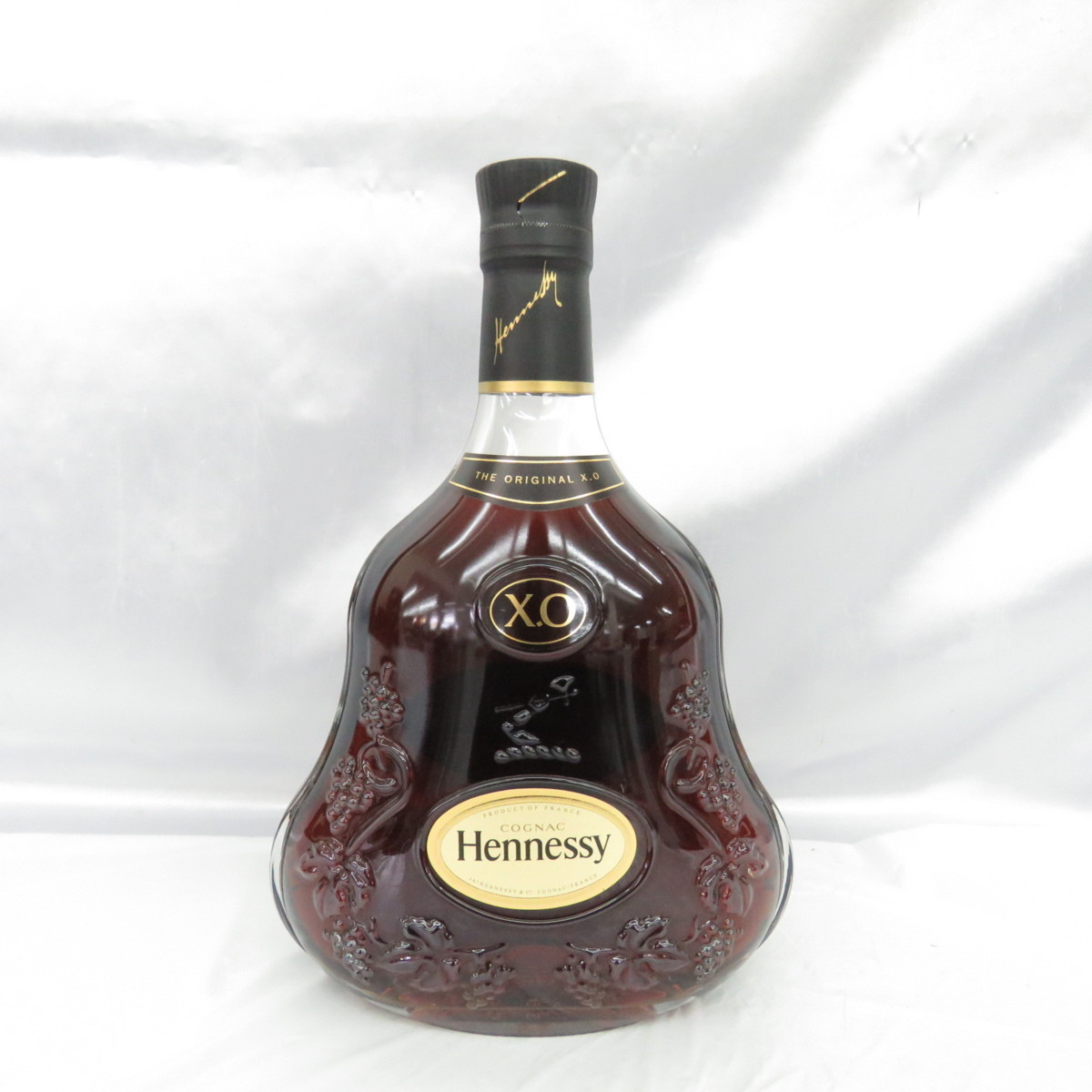未開栓】Hennessy ヘネシー XO クリアボトル 黒キャップ ブランデー