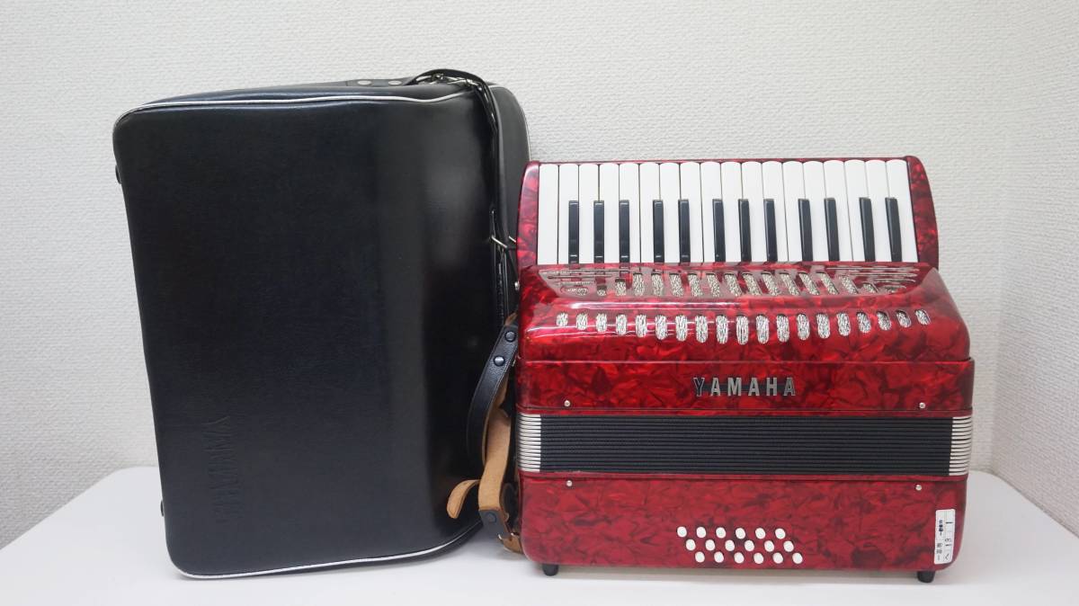YAMAHA ヤマハ☆アコーディオン30鍵 YA-18 楽器☆動作品「管理№514