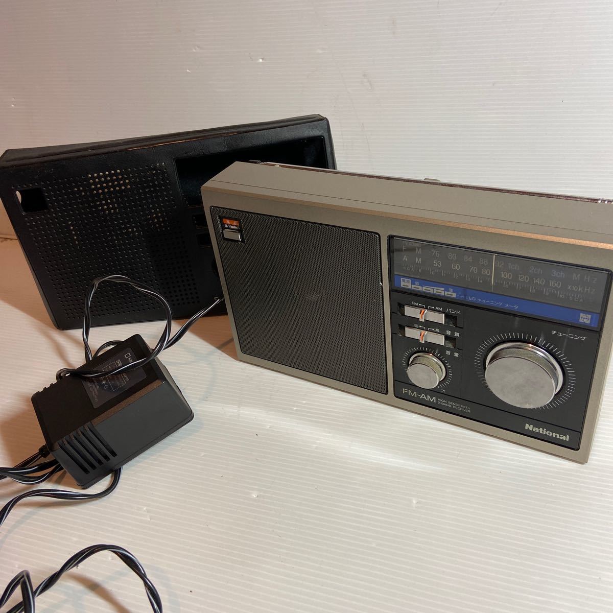 オンラインストア入荷 National RF-U80 ナショナル 2バンドラジオ 稼動品