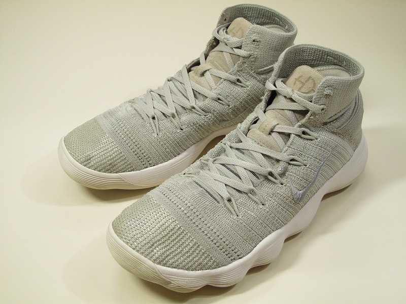 セール，人気SALE NIKE HYPERDUNK 2017 FLYKNIT EP PALE GREY ナイキ ハイパーダンク 2017 フライニット グレー 26.5㎝(26.5cm)｜売買されたオークション情報、yahooの商品情報をアーカイブ公開 - オークファン 26.5cm