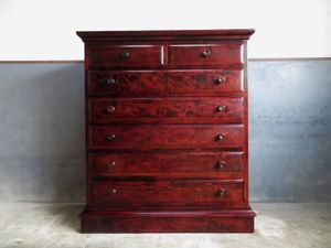 ☆ 九州民芸家具 6段チェスト 整理タンス 桜材 6段 チェストのYahoo