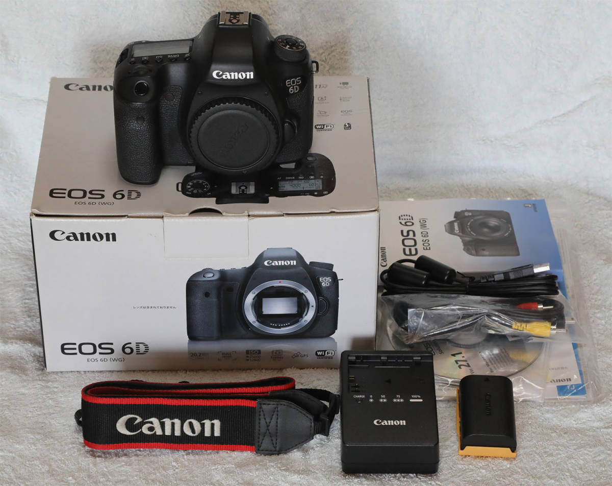 Canon EOS 6D 本体 付属品セットとおまけ CANON EOS6D 本体 元箱・付属品付（中古美品） ,CANONEOS6D本体元箱