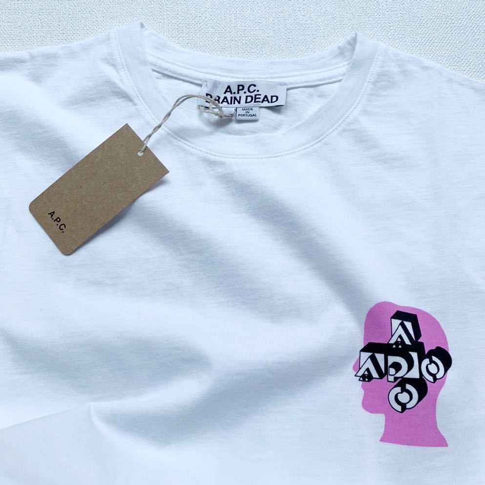 新作 2019AW A.P.C × BRAIN DEAD ブレインデッド コラボ プリント T 