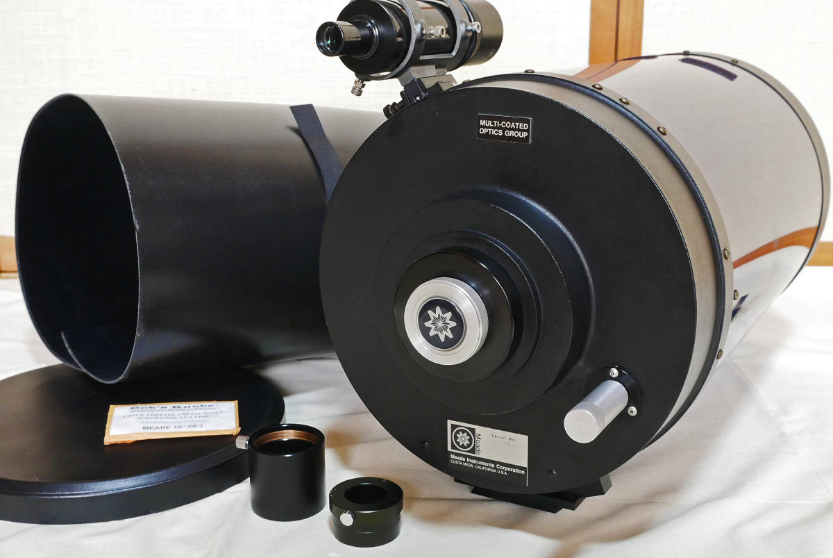 MEADE 25cm F6.3 シュミットカセグレン鏡筒 フード・Bob'Knobs付