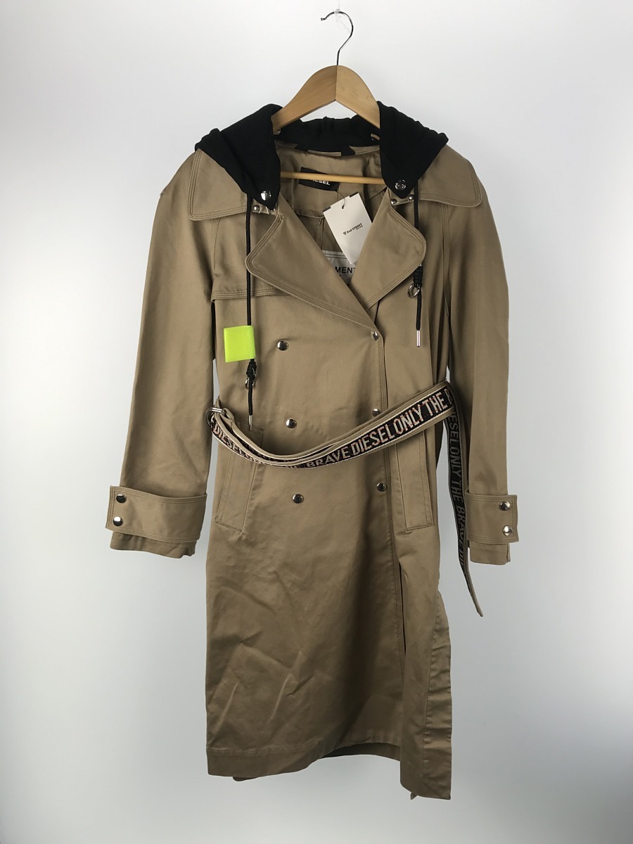 DIESEL◇ディーゼル/トレンチコート/G-ACIR-B/XXS/コットン/CML/中古
