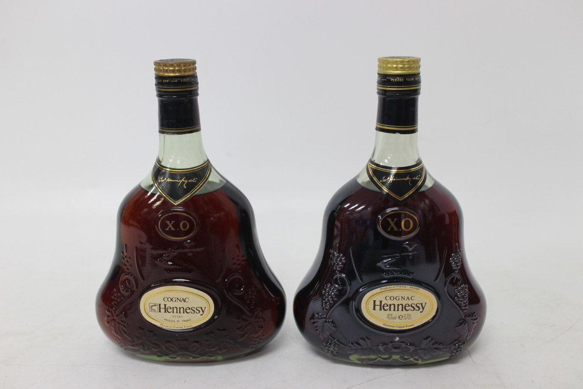  1円 おたからや G0117-34 ヘネシー HENNESSY XO クリアボトル コニャック COGNAC ２本まとめ(ヘネシー)｜売買されたオークション情報、yahooの商品情報をアーカイブ公開 - オークファン コニャック