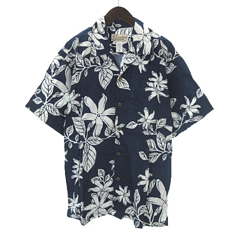 【最安値，2026】 パタゴニア Patagonia パタロハ アロハシャツ オーガニックコットン 花 半袖 52540 S5 05年製 紺 ネイビー 白 ホワイト M SM(半袖シャツ)｜売買されたオークション情報、yahooの商品情報をアーカイブ 男性用
