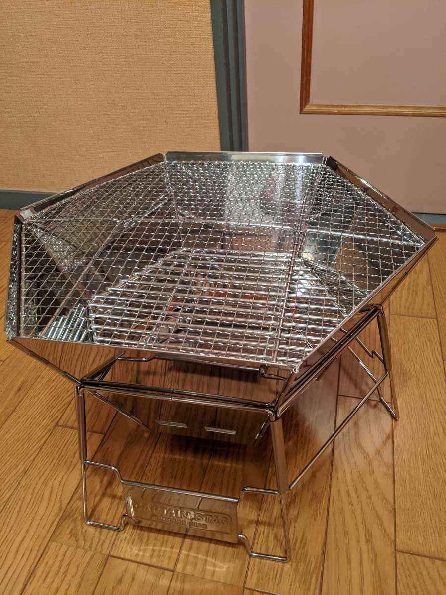 お買い得，人気SALE キャプテンスタッグ ヘキサ ステンレス ファイアグリル(焚き火台)｜売買されたオークション情報、yahooの商品情報をアーカイブ公開 - オークファン 焚き火台