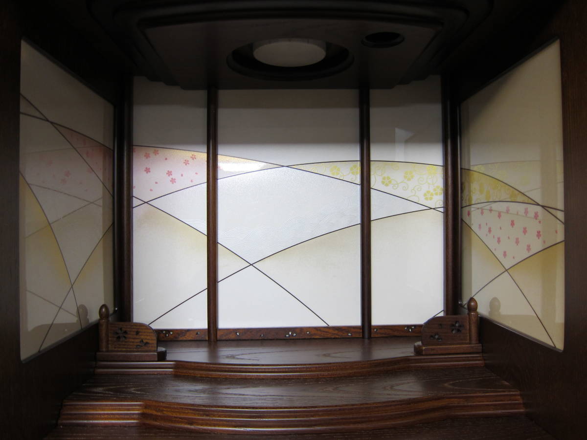 【店頭価格より290,400円引き！】上置仏壇　欅　(三方蒔絵)_3
