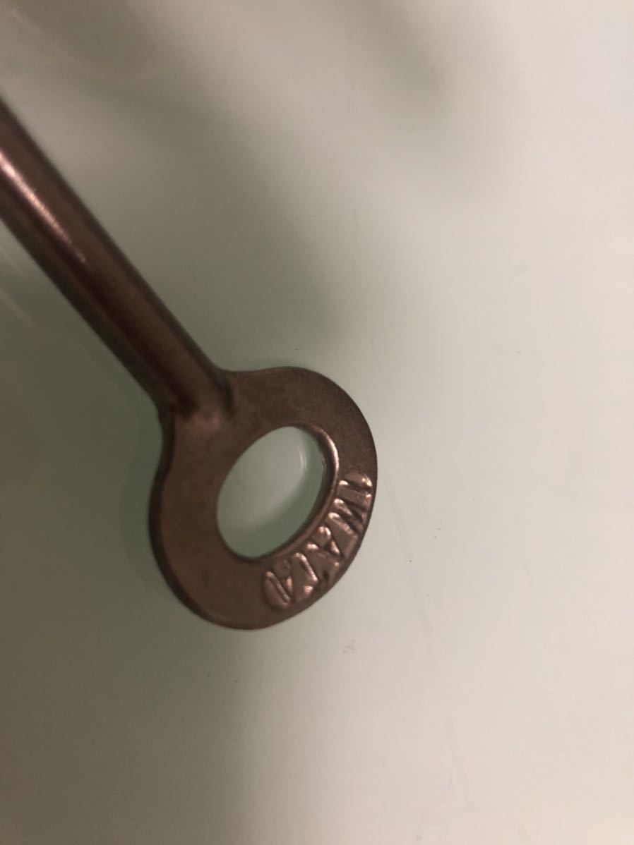 最安値，爆買い 忍び錠 鉄道鍵 車掌鍵 東京 岩田 昭和レトロ