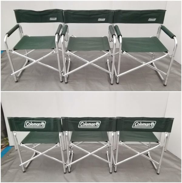 Coleman スリムキャプテンチェア 3脚セット キャンプ テーブル/チェア