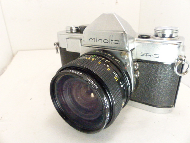  広角 大口径 MD 28㎜F2.8 最短撮影距離0.2ｍ＋オマケ付 SR-3ボディ 難あり(ミノルタ)｜売買されたオークション情報、yahooの商品情報をアーカイブ公開 - オークファン ミノルタ