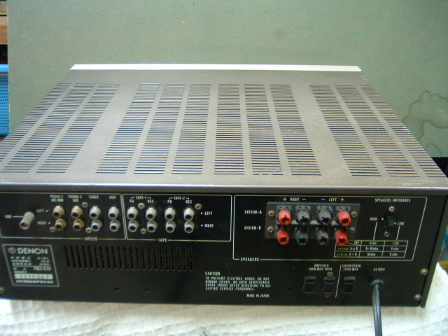 音響機器＊DENONプリメインアンプ：PMA－970＊難有ジャンク