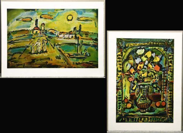 ジョルジュ ルオー「晩秋Ⅱ」リトグラフ ジョルジュ Yahoo!オークション ルオー「晩秋Ⅱ」リトグラフ 「ルオー