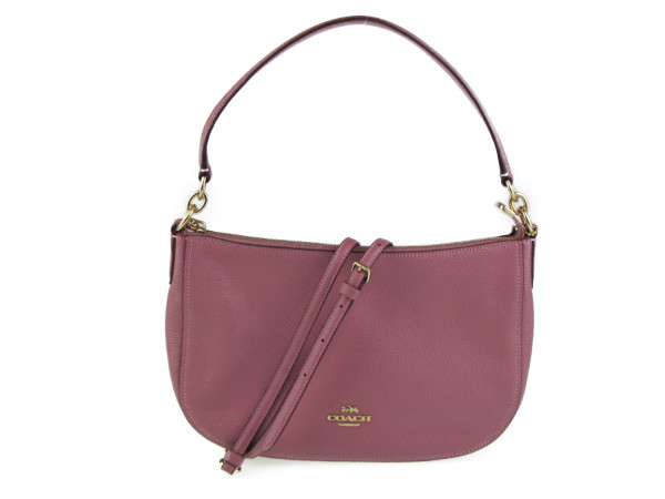 【数量限定，得価】 品 Coach コーチ レザー 2way ショルダー バッグ ピンク(その他)｜売買されたオークション情報、yahooの商品情報をアーカイブ公開 - オークファン かばん、バッグ