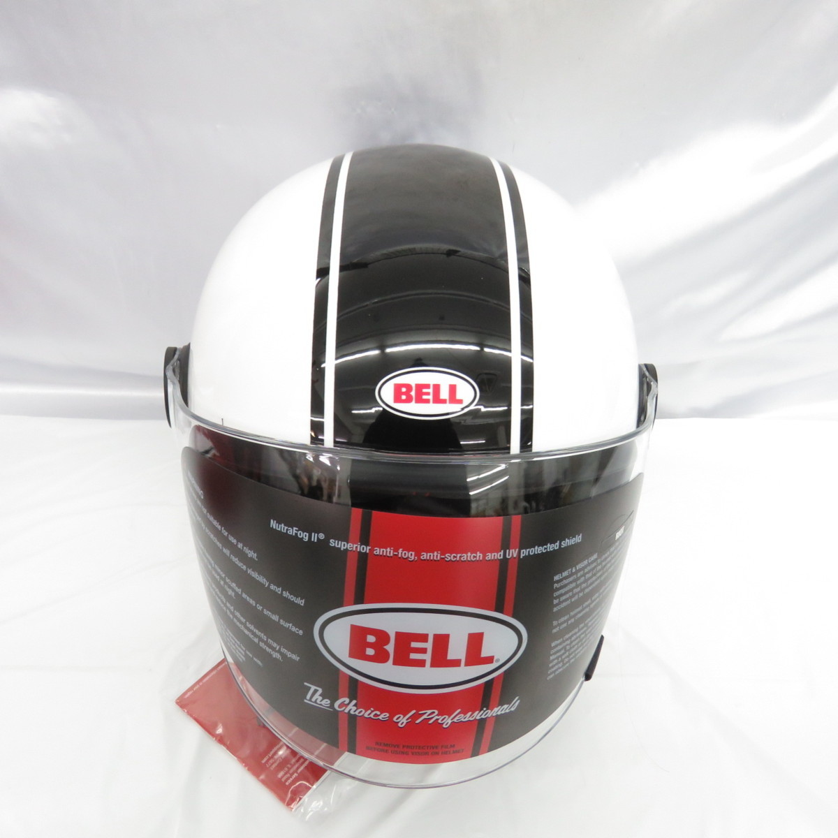 未使用】BELL ベル ジェットヘルメット RIOT ライオット ホワイト 