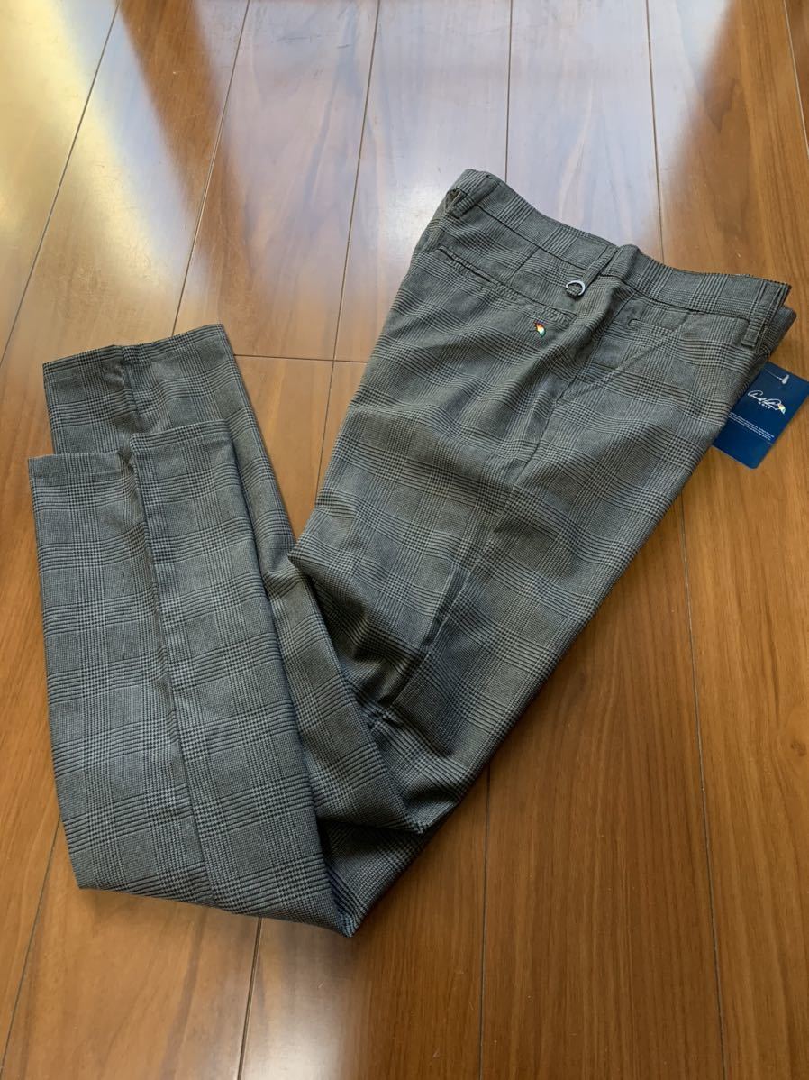 人気セール，品質保証 お洒落 冬春用 アーノルドパーマーGOLF/グレンチェック柄/ノータックGOLFパンツ 85(84cm～)｜売買されたオークション情報、yahooの商品情報をアーカイブ公開 - オークファン パンツ、スラックス