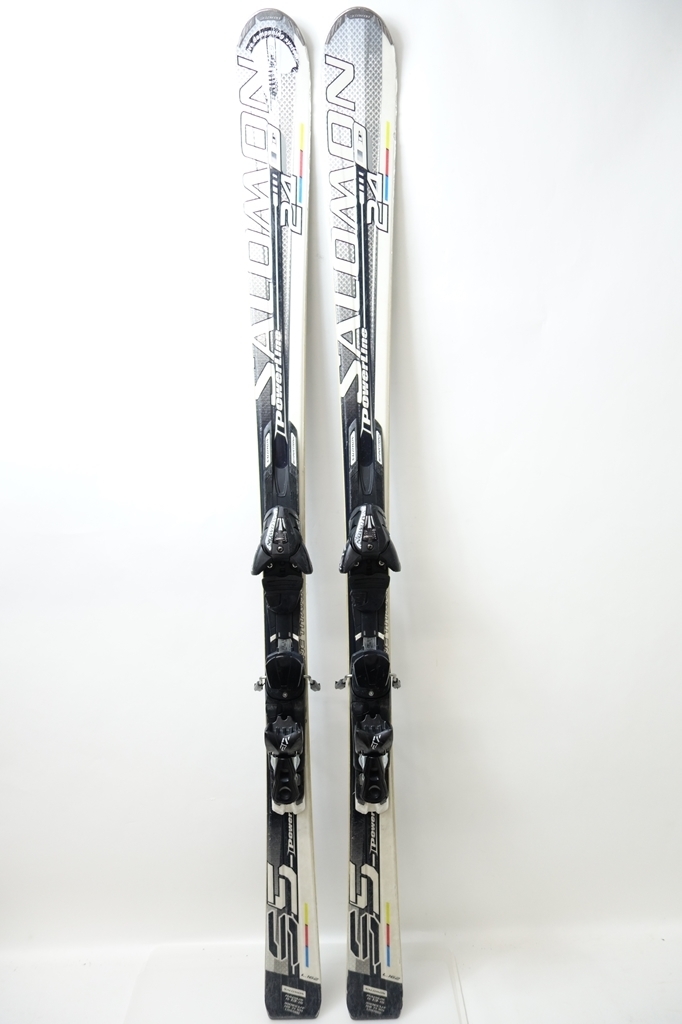 中古 09/10 SALOMON S5 POWER LINE 162cm Z12 ビンディング付き スキー 