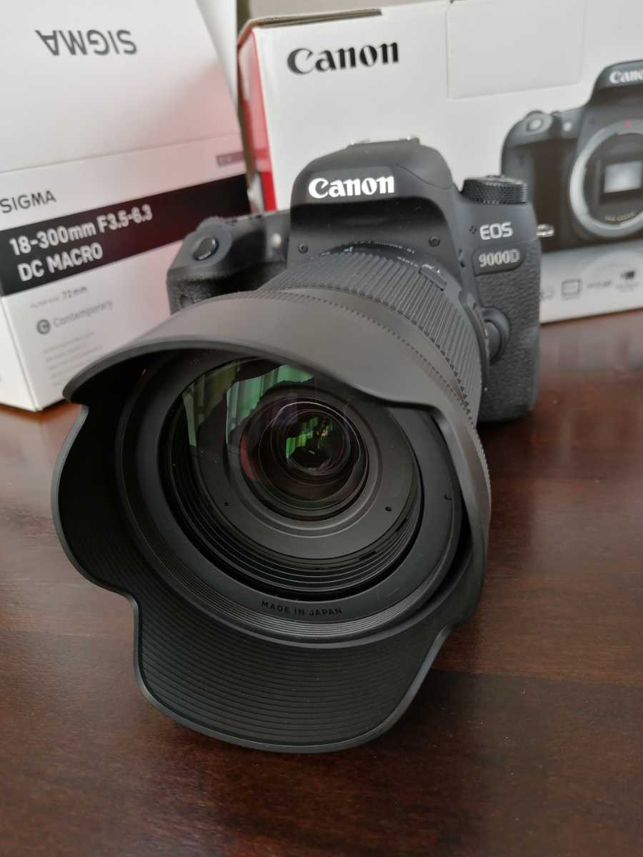 美品中古】Canon EOS9000D + SIGMA 18-300mm F3.5-6.3 DC MACRO