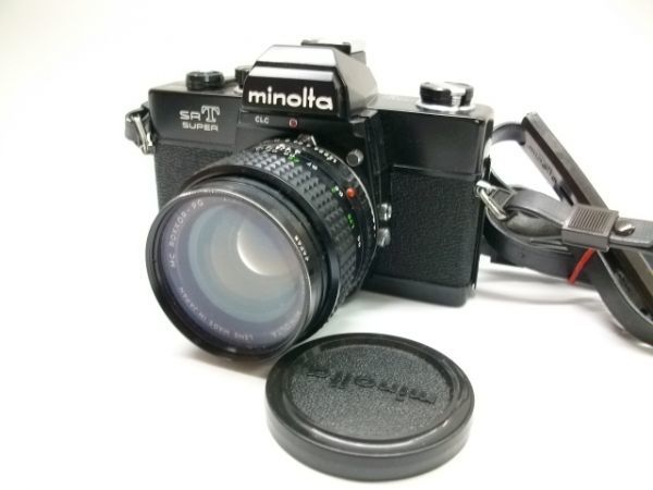 23276☆MINOLTA ミノルタ SRT SUPER ブラックボディ/レンズ：MINOLTA