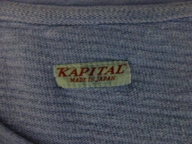 KAPITAL スマイル キャピタル - ロンTの通販 by 0 インディゴ サイズ T