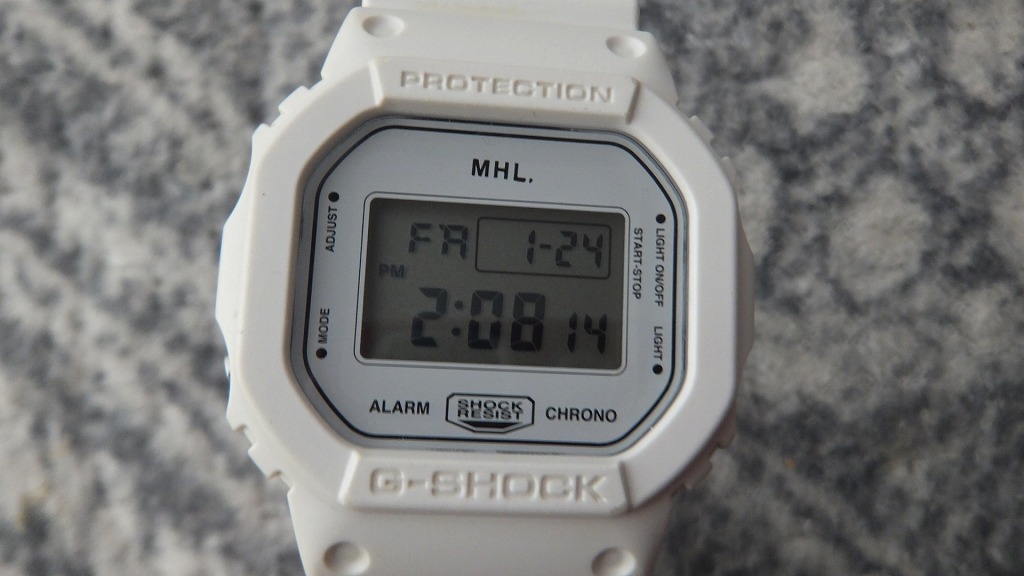 MHL. マーガレットハウエル　限定コラボ　Gショック　限定商品　ホワイト G-SHOCK MHL MARGARET ☆マーガレットハウエルの人気 2026年最新CASIO