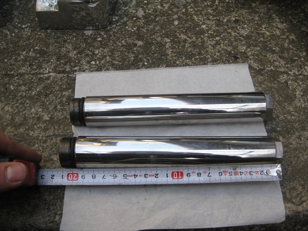 190mm ロングフォークジョイント ビラーゴ250 延長フォーク 19cm 