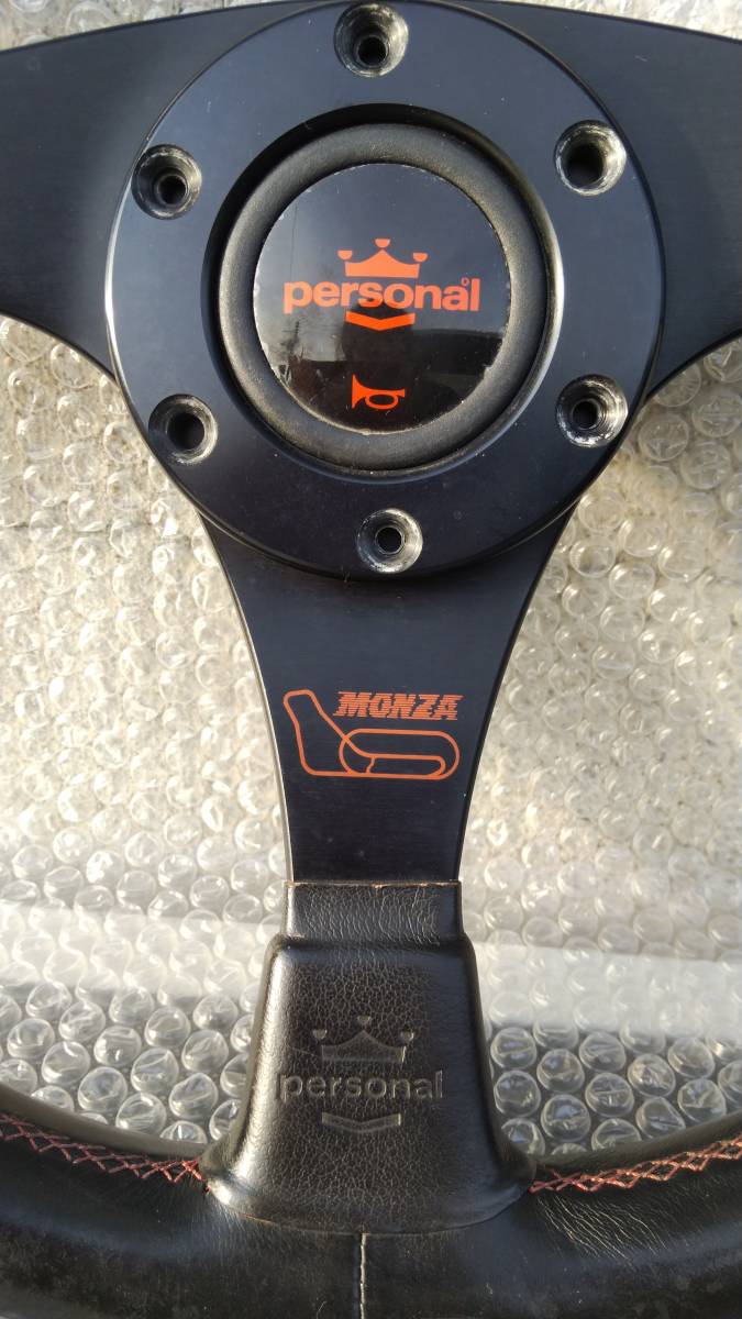 MONZA パーソナル personal ステアリング 当時物 ウッド モンツァ