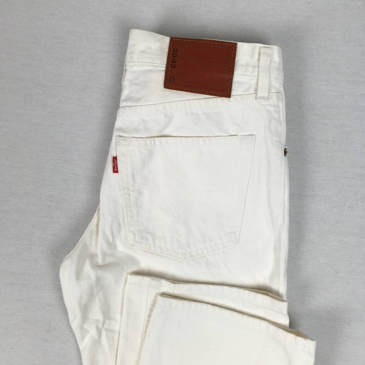 Levi's リーバイス 502 502-14 日本製 06年 ホワイトデニム パンツ ジーンズ W30 L33 皮パッチ ジップフライ