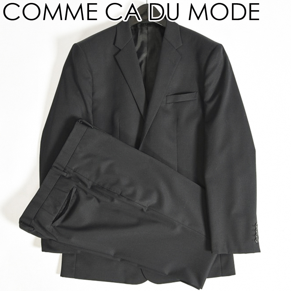 COMME CA DU MODE スーツ 2Bシングル 日本製 ブラック 【XXL
