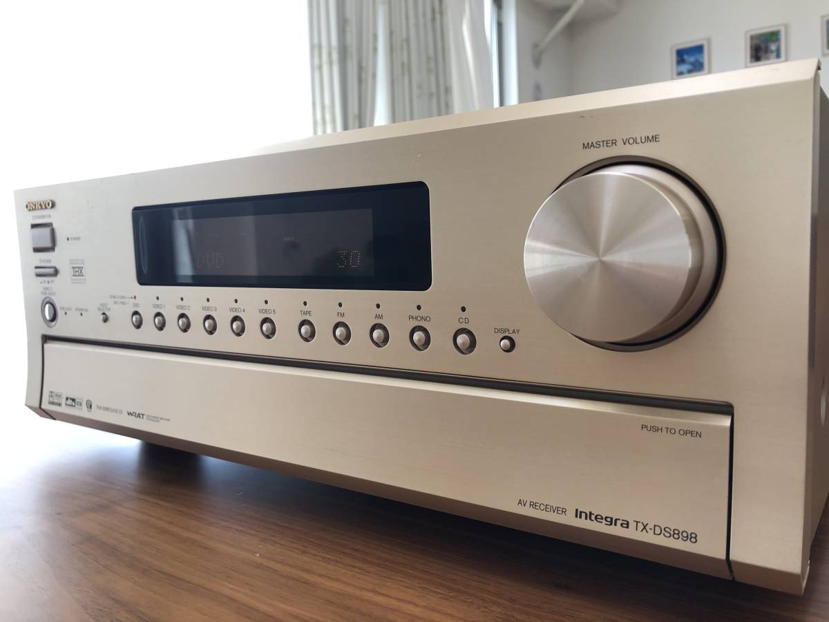 動作品 ONKYO オンキョー Integra 高級AVアンプ TX-DS898 AVセンター
