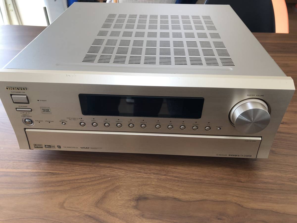 動作品 ONKYO オンキョー Integra 高級AVアンプ TX-DS898 AVセンター
