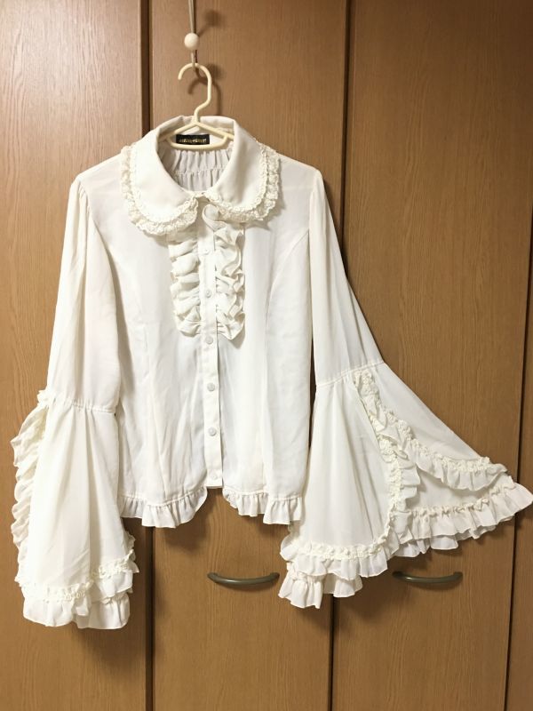 送料無料atelier pierrot アトリエピエロ シフォンヴェールブラウス 